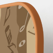 Raquette De Pickleball Bandes de notes de musique (Détail gauche)