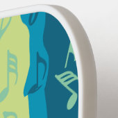 Raquette De Pickleball Bandes de notes de musique (Détail gauche)