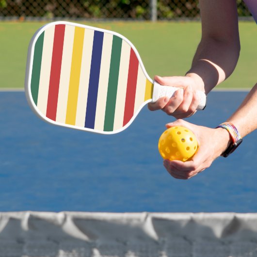 Raquette De Pickleball Bandes horizontales colorées (Insitu)