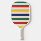 Raquette De Pickleball Bandes horizontales colorées (Recto)