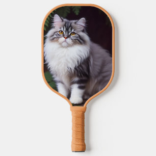 Raquette De Pickleball Banjo le persan : Un délice gris et blanc