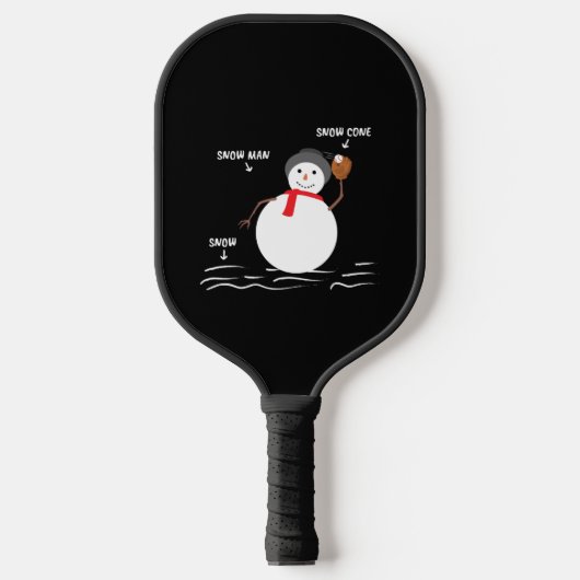 Raquette De Pickleball Base-ball design pour les lovers de base-ball (Recto)