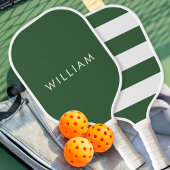 Raquette De Pickleball Basic Simple Green Modern Personalized