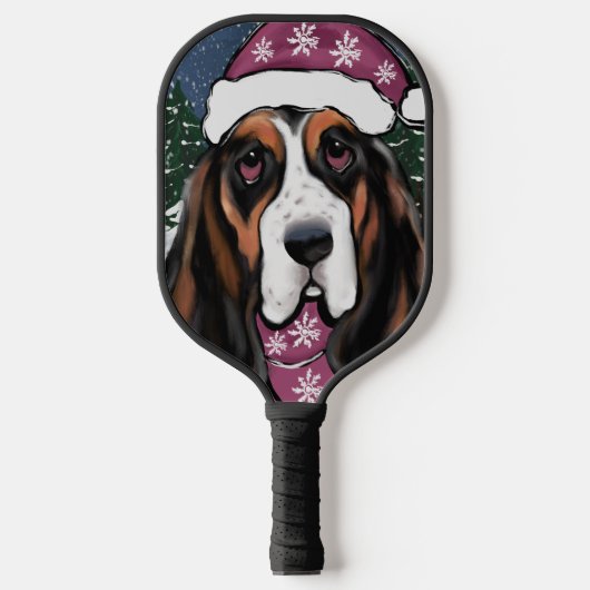 RAQUETTE DE PICKLEBALL BASSET HOUND (Recto)