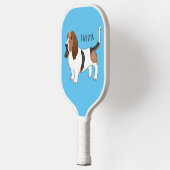 Raquette De Pickleball Basset hound dessin de chien (Gauche)
