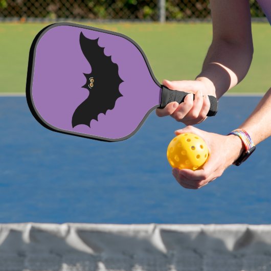 Raquette De Pickleball Bat noir d'Halloween (Insitu)