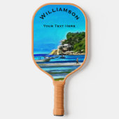 Raquette De Pickleball Bateaux de pêche Mismaloya 0346 (Verso)