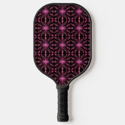 Raquette De Pickleball Bâtonnets lumineux Neon Glow Design Motif Abstrait (Recto)