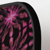 Raquette De Pickleball Bâtonnets lumineux Neon Glow Design Motif Abstrait (Détail gauche)