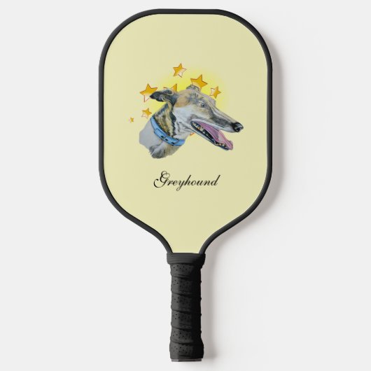 Raquette De Pickleball Beau Sleek Greyhound est une étoile (Recto)