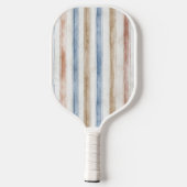 Raquette De Pickleball Beaux Diamants Bleus Crème Brun Tan (Verso)