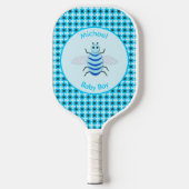 Raquette De Pickleball Bébé Bleu mignon Bee Bee Personnalisé (Recto)