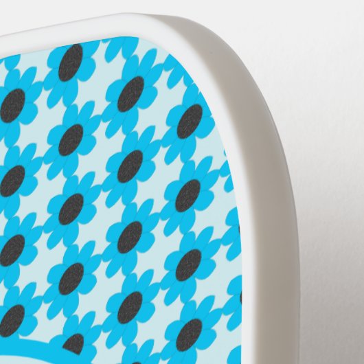 Raquette De Pickleball Bébé Bleu mignon Bee Bee Personnalisé (Détail gauche)