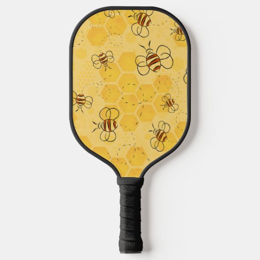 Raquette De Pickleball Bee Buzzing Honey Bees mignonne (Recto)