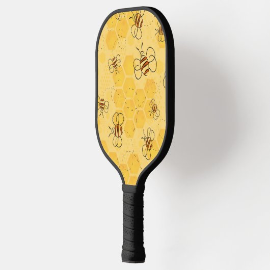 Raquette De Pickleball Bee Buzzing Honey Bees mignonne (Gauche)