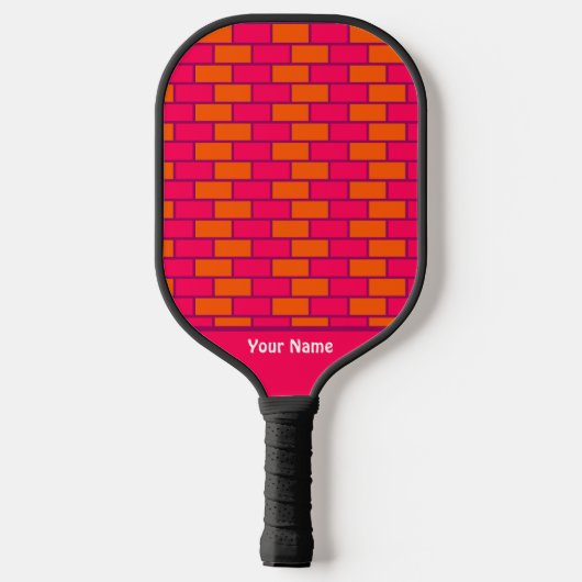 Raquette De Pickleball Belle brique rouge moderne Pro Pickleball Paddle (Verso)