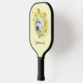 Raquette De Pickleball Belle Goldendoodle blanc est une étoile (Gauche)
