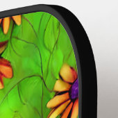 Raquette De Pickleball Belle prairie à papillon pourpre (Détail gauche)