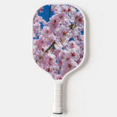 Raquette De Pickleball Belles fleurs de cerisiers de printemps (Verso)