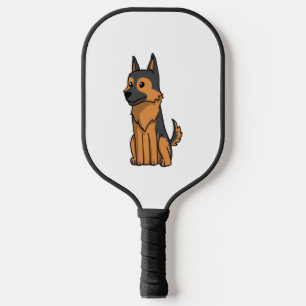Raquette De Pickleball Berger allemand mignon dessin animé