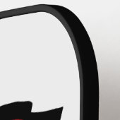 Raquette De Pickleball Bière allemande nom personnalisé (Détail gauche)