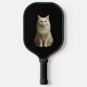 Raquette de Pickleball Black 4 Luxe, Chat Turc d'A (Recto)
