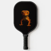 Raquette de Pickleball Black 4 Luxe, Gecko Léopard (Recto)