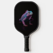 Raquette de Pickleball Black 4 Luxe, Iguane Rose (Recto)