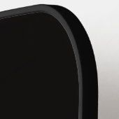 Raquette de Pickleball Black 4 Luxe, Iguane Rose (Détail gauche)