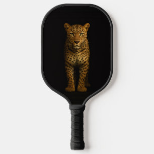 Raquette de Pickleball Black 4 Luxe, Léopard Majes