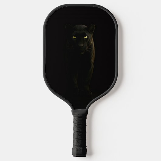 Raquette de Pickleball Black 4 Luxe, Panthère noir (Verso)
