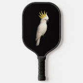 Raquette De Pickleball Black 4 Luxe Pickleball Paddle, Crested Cockatoo (Recto)