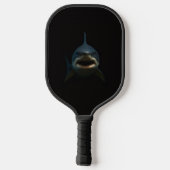 Raquette De Pickleball Black 4 Luxe Pickleball Paddle, Great White Shark (Verso)