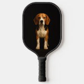Raquette De Pickleball Black 4 Luxe Pickleball Paddle, Kind Beagle (Recto)