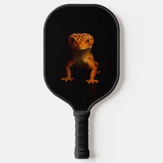Raquette De Pickleball Black 4 Luxe Pickleball Paddle, Leopard Gecko (Recto)