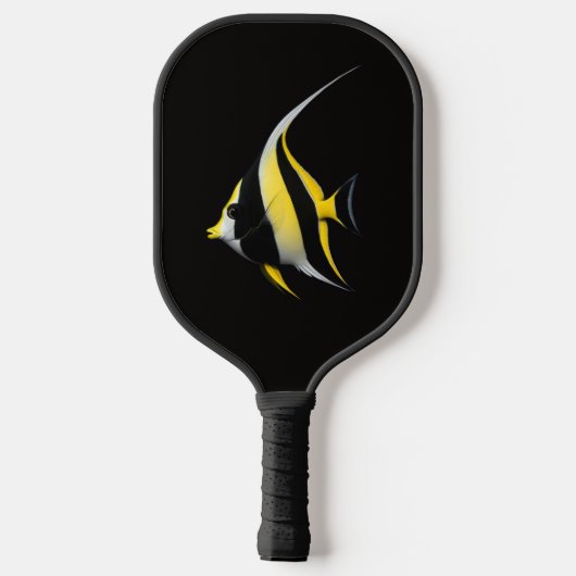 Raquette De Pickleball Black 4 Luxe Pickleball Paddle, Moorish Idol (Verso)