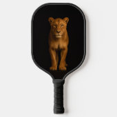 Raquette De Pickleball Black 4 Luxe Pickleball Paddle, Noble Lioness (Recto)