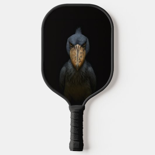 Raquette De Pickleball Black 4 Luxe Pickleball Paddle, Shoebill Bird (Verso)