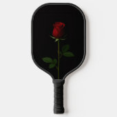 Raquette De Pickleball Black 4 Luxe Pickleball Paddle, Velvet Red Rose (Recto)