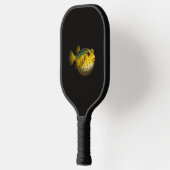 Raquette de Pickleball Black 4 Luxe, Poisson-lune (Gauche)