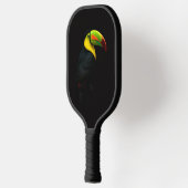 Raquette de Pickleball Black 4 Luxe, Toucan à Bec (Gauche)