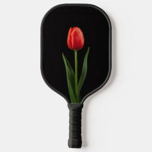Raquette de Pickleball Black 4 Luxe, Tulipe Rouge 