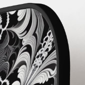 Raquette De Pickleball Black and White Bliss (Détail gauche)