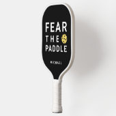 Raquette De Pickleball Black and White Fun Fear The  (Gauche)