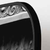 Raquette De Pickleball Black and White Spiral Staircase (Détail gauche)