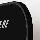 Raquette De Pickleball Black Horse Pickleball Paddle Personalized Text (Détail gauche)