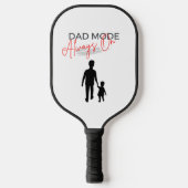 Raquette De Pickleball Black Red Papa Mode Toujours Sur Pickleball Paddle (Recto)