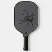 Raquette De Pickleball Black Widow Spider Dessin original (Verso)