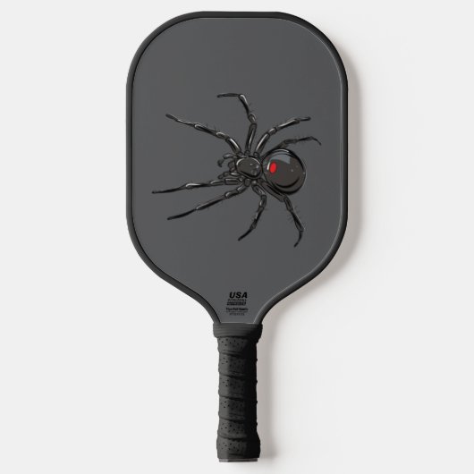 Raquette De Pickleball Black Widow Spider Dessin original (Recto)