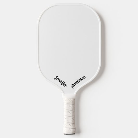 Raquette De Pickleball Blanc personnalisé (Recto)